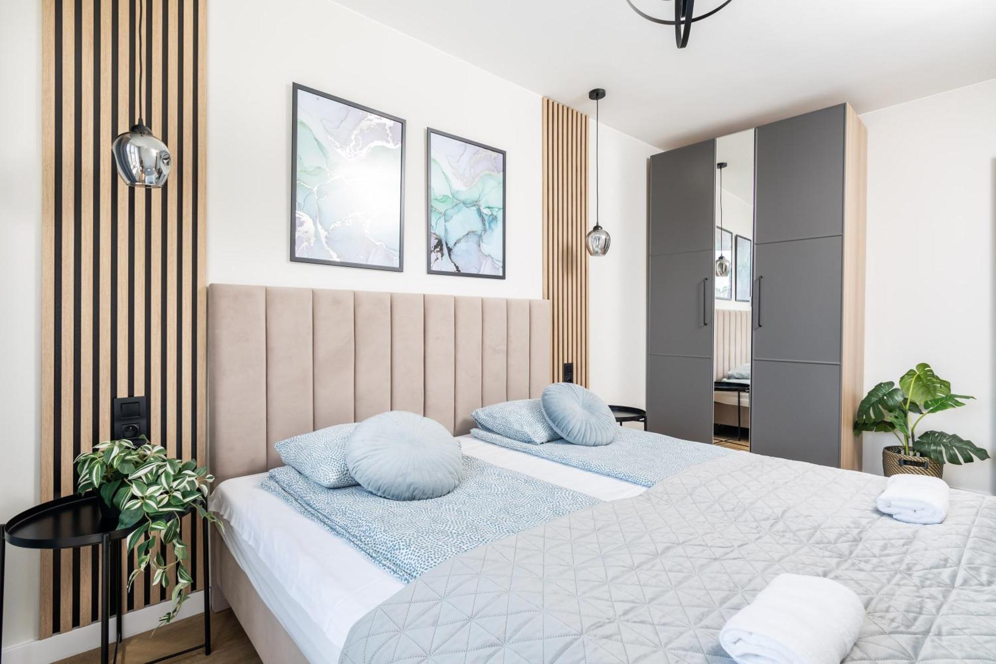Blue Matcha Premium Apartment Okopowa Warschau Buitenkant foto