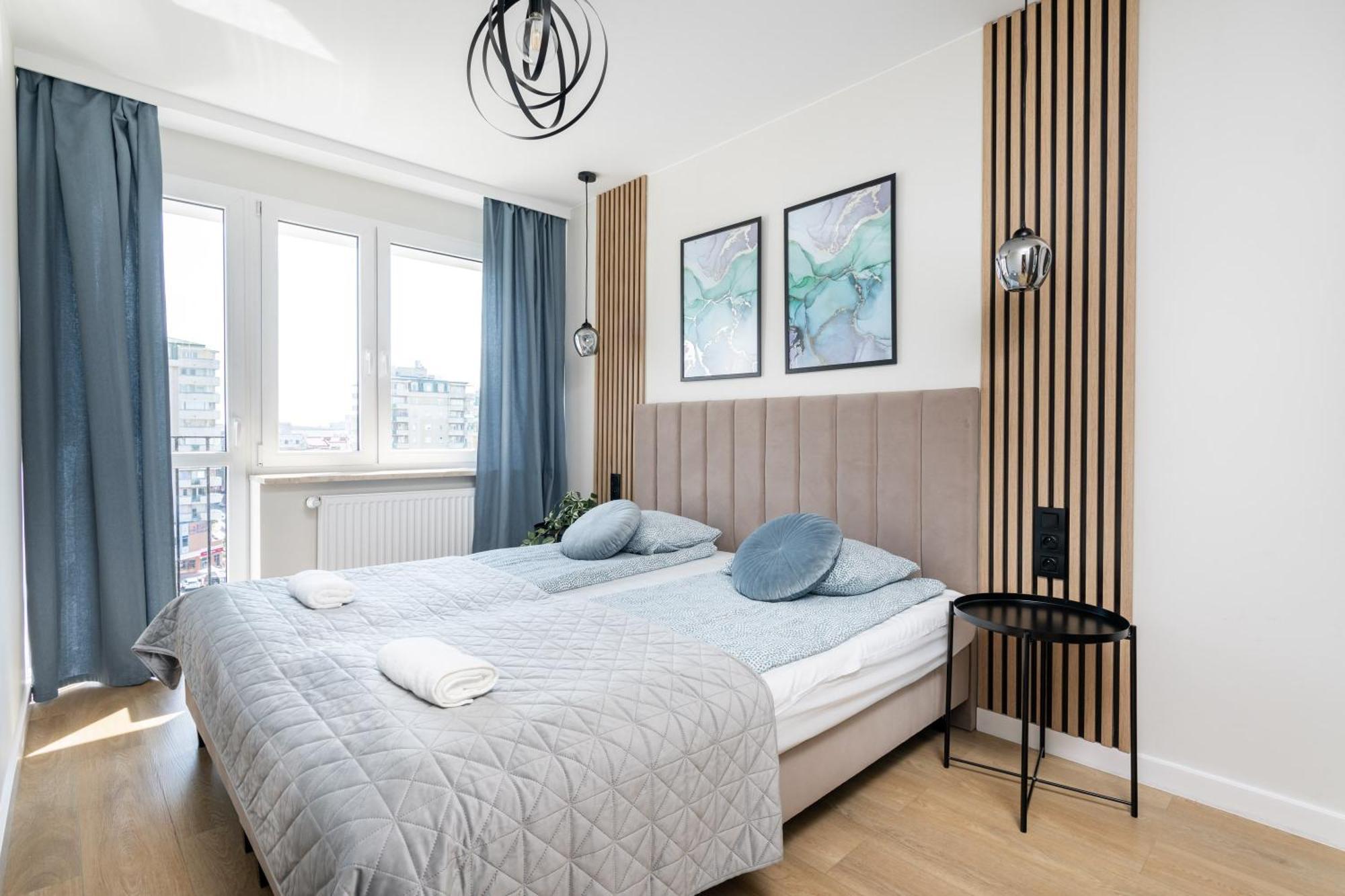 Blue Matcha Premium Apartment Okopowa Warschau Buitenkant foto